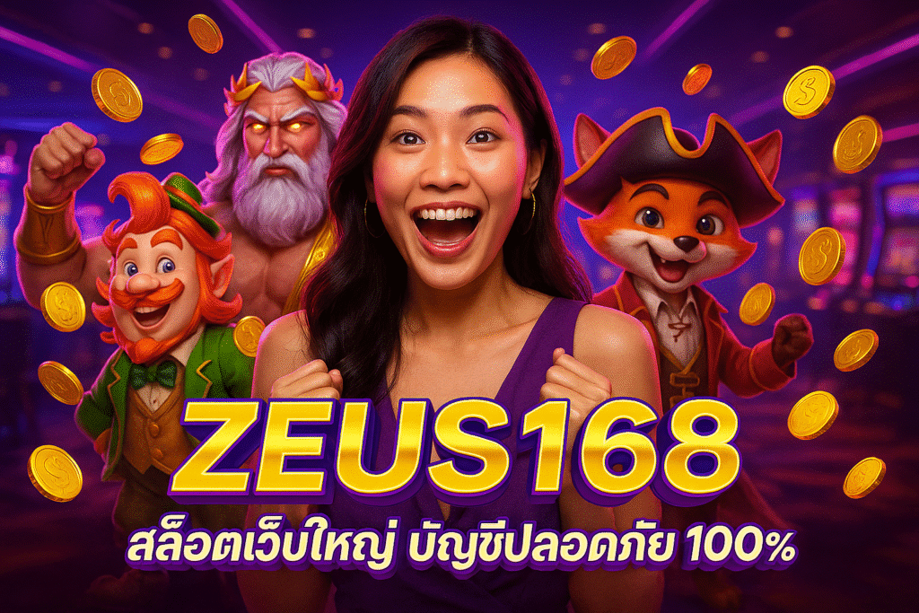 ZEUS168 สล็อตเว็บใหญ่ บัญชีปลอดภัย 100%
