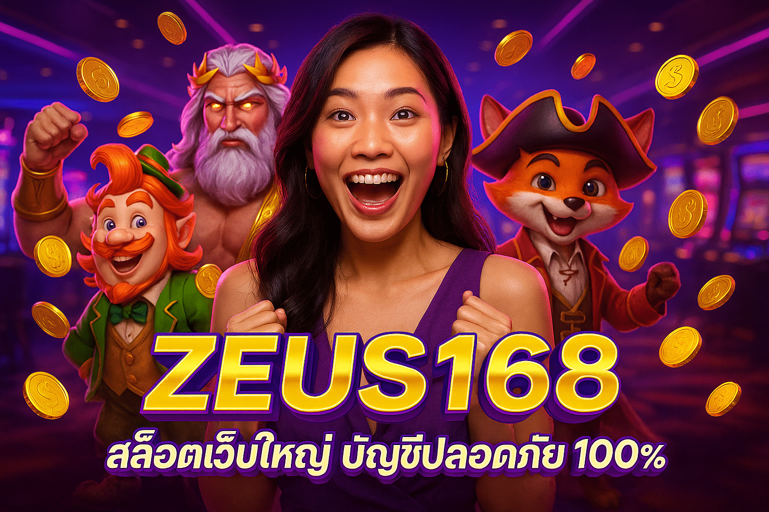 ZEUS168 สล็อตเว็บใหญ่ บัญชีปลอดภัย 100%