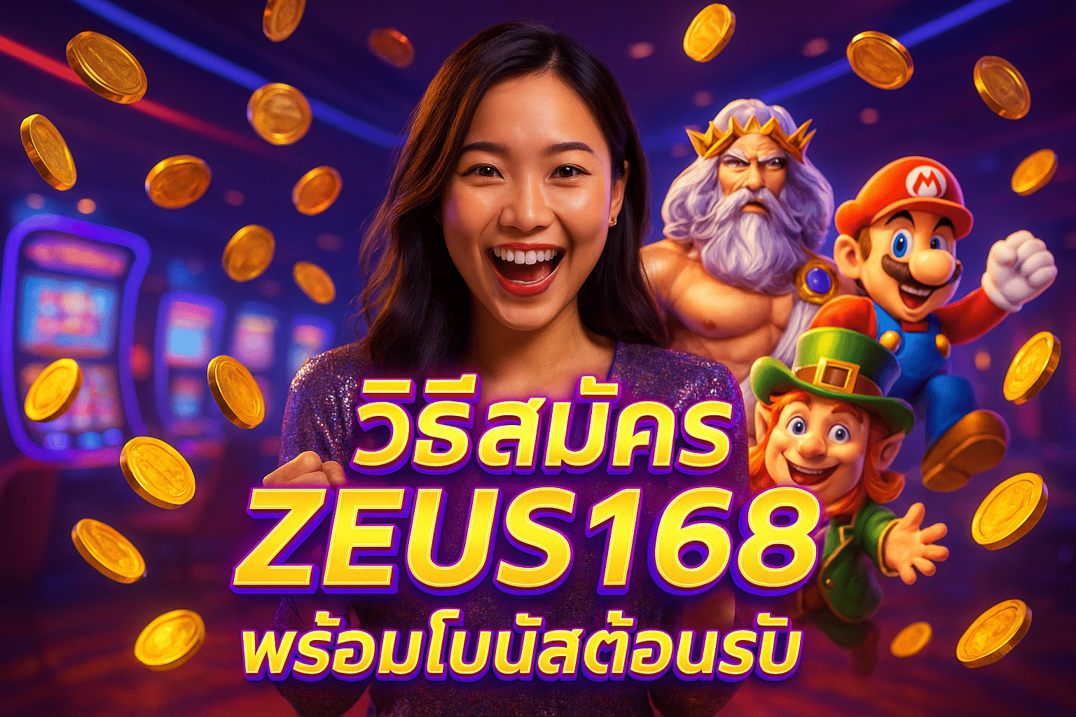 วิธีสมัคร ZEUS168 พร้อมโบนัสต้อนรับ