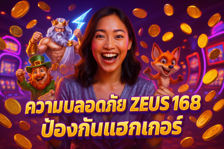 ความปลอดภัย ZEUS168 ป้องกันแฮกเกอร์