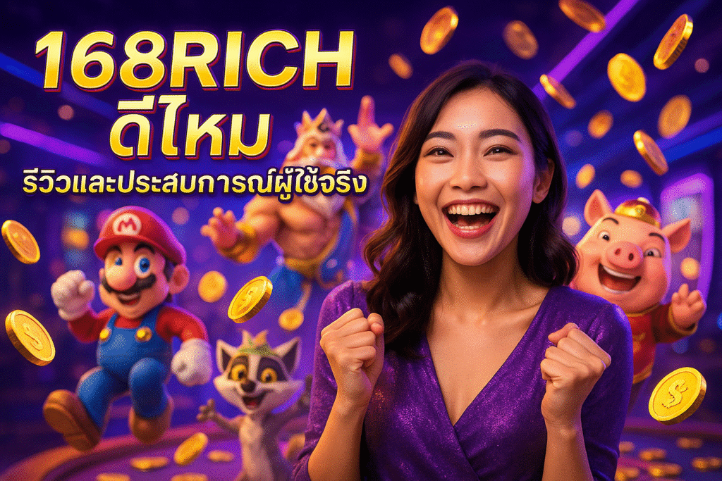 168RICH ดีไหม รีวิวและประสบการณ์ผู้ใช้จริง